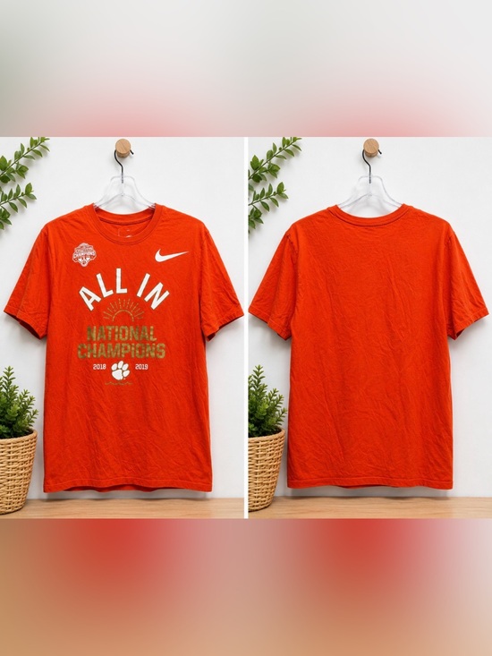 Nike Other - Nike Clemson tiger all in national championship 2018-2019 graphic tee medium